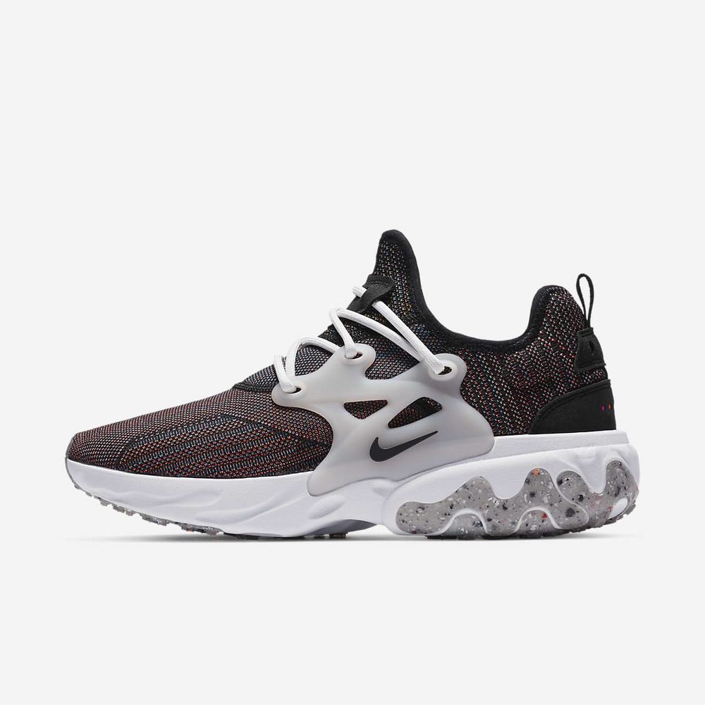 Sneakers Nike React Presto FlyKnit Noir 2063-154 Black/Vast Grey/Fire Pink/Black Homme | OAO-27527673